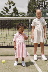 Polo Dress - Baby Pink