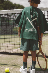 Courtside Tennis Shorts - Olive