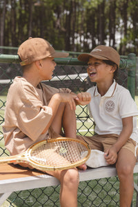 Courtside Tennis Shorts - Cinnamon