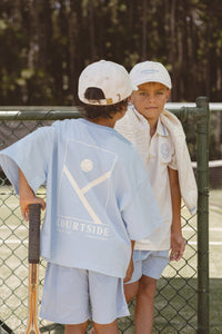 Courtside Tennis Shorts - Baby Blue