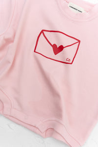 Love Letters Tshirt Romper