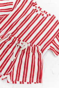 Red/Pink Stripe Set