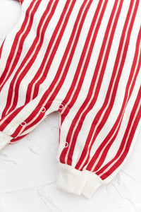 Red/Pink Stripe Lounge Suit