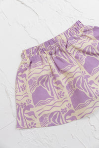 Linen Skirt - Lilac