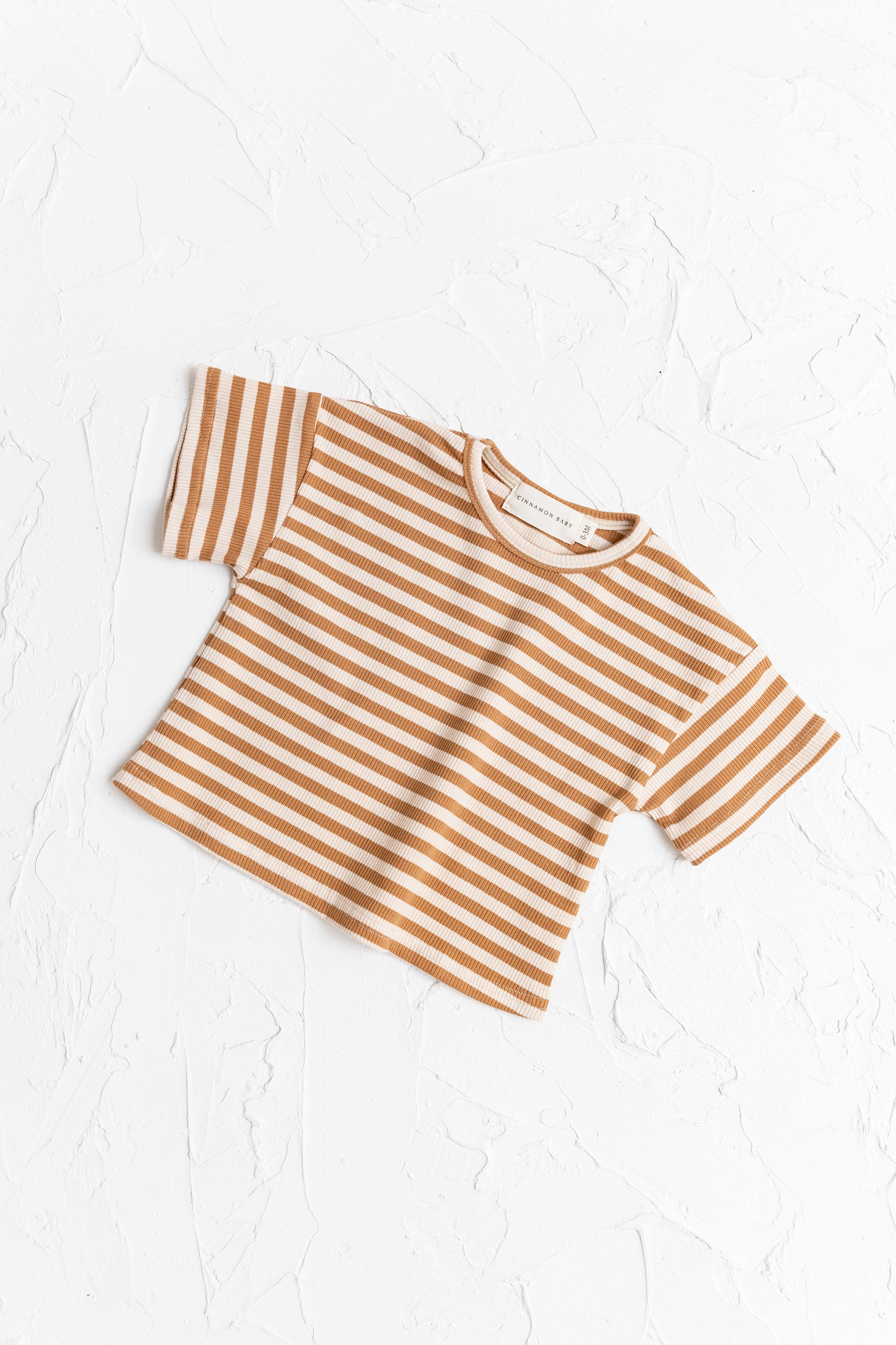 Sundown Tshirt Romper – Cinnamon Baby